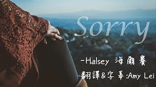 《Sorry 抱歉》Halsey海爾賽 中文字幕 [upl. by Asertal]