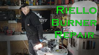 Easy Riello Burner Repair [upl. by Eimas401]