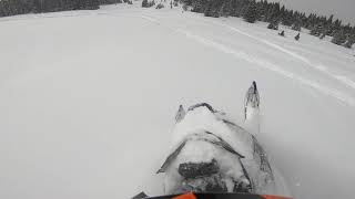 Fremont Pass Snowmobiling 20190119 [upl. by Dazraf259]