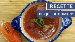 Recette de bisque de homard [upl. by Ecirbaf]