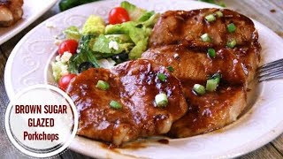 Baked Brown Sugar Glazed Pork Chops [upl. by Leiva]