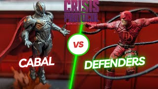 Cabal Vs Defenders  Marvel Crisis Protocol Battle Report 53 [upl. by Anirual889]