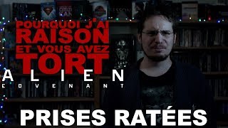 Prises Ratées  Alien Covenant [upl. by Cini]