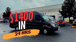 1400 in 24hrs  Sprinter Van Expediting Business [upl. by Tia]