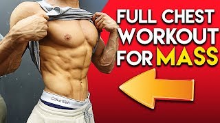 The Only Chest Workout Youll Ever Need  Full Chest Workout [upl. by Rehsa]