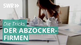 Die Tricks der AbzockerFirmen  Die Tricks SWR [upl. by Christyna721]