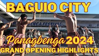 Panagbenga 2024  Baguio Flower Festival Grand Opening Highlights [upl. by Vaclava]