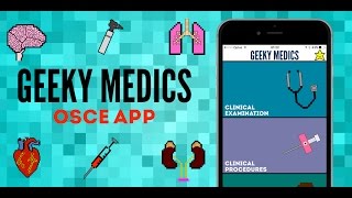 Geeky Medics Android App  OSCE App  UKMLA  CPSA [upl. by Sidras]