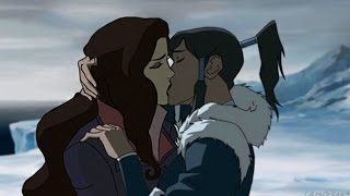 TOP 10 KORRASAMI MOMENTS IN THE LEGEND OF KORRA [upl. by Aihsemaj]