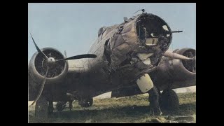 B17 FLYING FORTRESS BOMBERS RETURN WITH COMBAT DAMAGE AND WOUNDED HD COLOR  WWII DOCUMENTARY [upl. by Elkcim422]