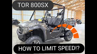 Tracker Offroad 800SX Speed Limiter How to [upl. by Aja]