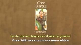 Chico Buarque  Construção Construction  English subtitles [upl. by Alehcim]