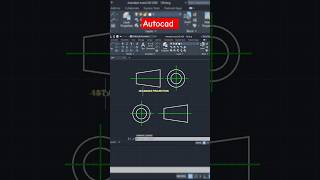 Autocad 1st angle projection drawing  Cad by Ankit  autocad [upl. by Naylor771]