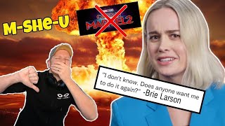 Brie Larson Interview MELTDOWN  Claims NOBODY Wants Her as Captain Marvel [upl. by Acinorej]