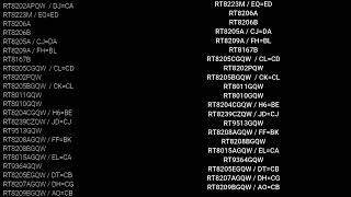 Richtek ic codes [upl. by Etnohs]