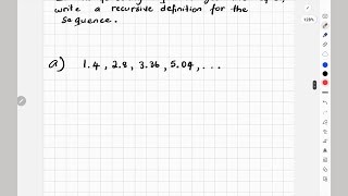 How to Identify a Geometric Sequence and Write a Recursive Formula [upl. by Serilda157]