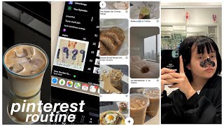 aesthetic pinterest routine vlog [upl. by Sherburne]