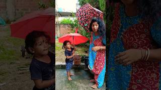 Chata niye ki kando 💦 tomr chata ami debe ☔shots funny viralvideo tending shotsvideo 🤣😜 [upl. by Fia574]