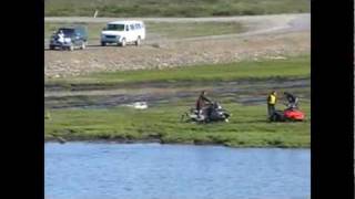 Kotzebue Waterskipping Race [upl. by Ahsinaj195]