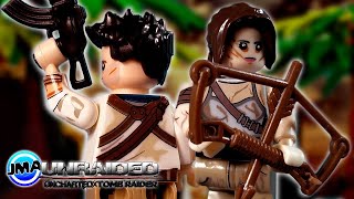 LEGO UNRAIDED Uncharted X Tomb Raider  BrickFilm  Stop Motion JM Animation PG13 [upl. by Tik]