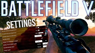 SETTINGS advice and CROSSPLAY discussion  My Settings on Battlefield 5 [upl. by Ard]