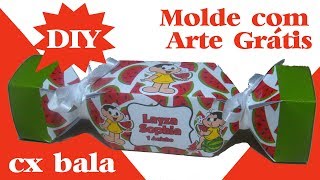 DIY  CAIXA BALA  MAGALI [upl. by Ainevul]