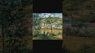 Camille Pissarro paesaggio a Chaponval 1880 artesplorando arte shortdarte [upl. by Davie638]