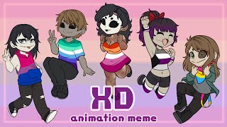 XD animation meme  Creepypasta  Pride Month 2023 [upl. by Yesiad]