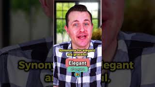 Elegant  Meaning Pronunciation Synonyms and an Example Sentence English Word of the Day [upl. by Judus542]