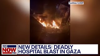 Hospital blast IDF to release footage other evidence of attack in Gaza  LiveNOW from FOX [upl. by Xino]