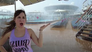 SURVIVING 24 HOURS AT SEA  Grandeur Of The Seas [upl. by Rehsa]