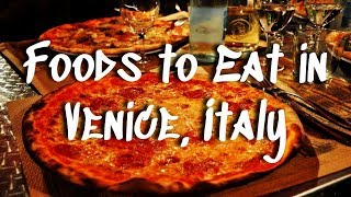 Eating Your Way Around Venice Italy  Foods to Try in Venice [upl. by Tingey]