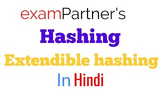 Extendible Hashing  Hashing  Advanced data structures [upl. by Nnayelhsa]