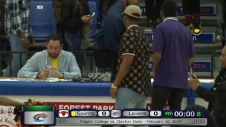 MBB  Flagler College vs Clayton State  February 16 2019 [upl. by Winzler]