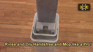 JOYMOOP Mop and Bucket with Unique Wringer and Bucket with 3 Microfiber mops Wet and Dry Use REVIEW [upl. by Akineg426]