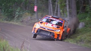 WRC Rally Finland 2024  BestOf PAJARI FAIL FLAT OUT amp JUMP [upl. by Lleuqar]