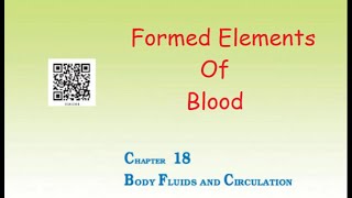 Formed elements Blood Body Fluids and Circulation [upl. by Hahcim]