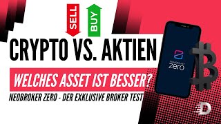 Aktien vs Crypto 🤑 Ich teste für dich den Finanzennet ZERO Broker  Kosten Sparpläne Krypto 📈 [upl. by Ademordna]