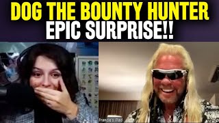 EPIC REACTION Dog the Bounty Hunter DROPS IN LIVE to Surprise Stef [upl. by Ynej878]