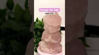 Crystal Live Sale tonight on IG at 7pm  crystals crystalshop crystalshopping healingcrystals [upl. by Downall]