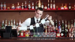 Danish Flair Bartender shows his set of Skills [upl. by Tannenwald]