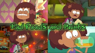 All bad foods and drinks  Season 1  Amphibia [upl. by Spiro654]