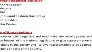 CLASS 11POLITICAL SCIENCECHAPTER 5ADVANTAGES OF BICAMERAL LEGISLATURE [upl. by Eelrihs499]