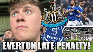 EVERTON LATE PENALTY NEWCASTLE VS EVERTON VLOG 11 [upl. by Atihana]