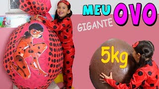 ABRINDO OVO GIGANTE DA LADYBUG DE 5Kg COM SURPRESAS [upl. by Quick264]