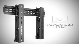 Multibrackets M Public Video Wall Mount Push [upl. by Allimak286]