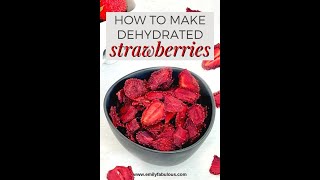 How to Dehydrate Strawberries [upl. by Eniamrahs]