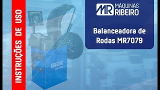 Instruções de Uso da balanceadora de Rodas MR7079 [upl. by Pruter]