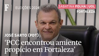 PCC mudou sede para cá José Sarto explica aumento da criminalidade apesar de índices na Educação [upl. by Aicsila290]