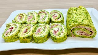 ROTOLO DI ZUCCHINE FARCITO AL FORNO SENZA FRIGGERE LA RICETTA LIGHT CHE TUTTI AMANO  PIATTO FREDDO [upl. by Sammie]